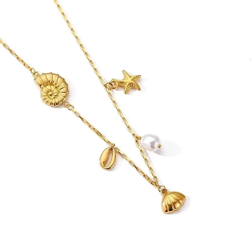 Ocean Beach Charm Necklace