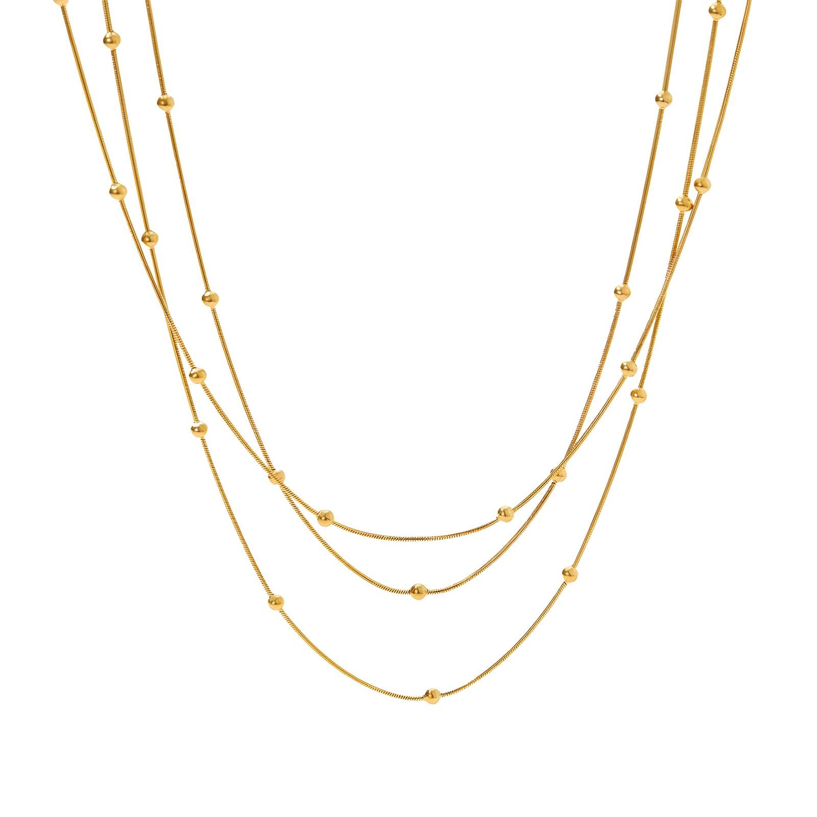 Sphere Layered Necklace | Aubrelade & Co
