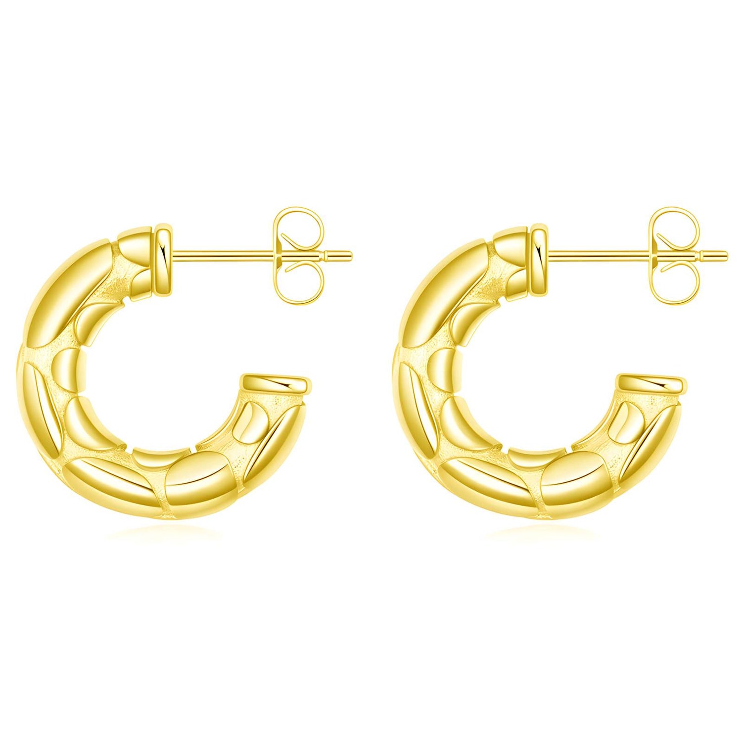 Chunky Hoop Earrings | Aubrelade & Co