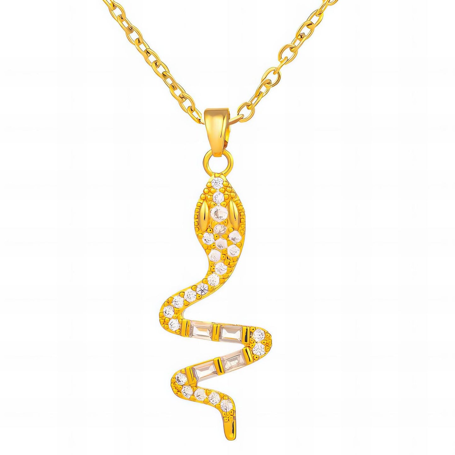 Snake Pendant Necklace | Aubrelade & Co