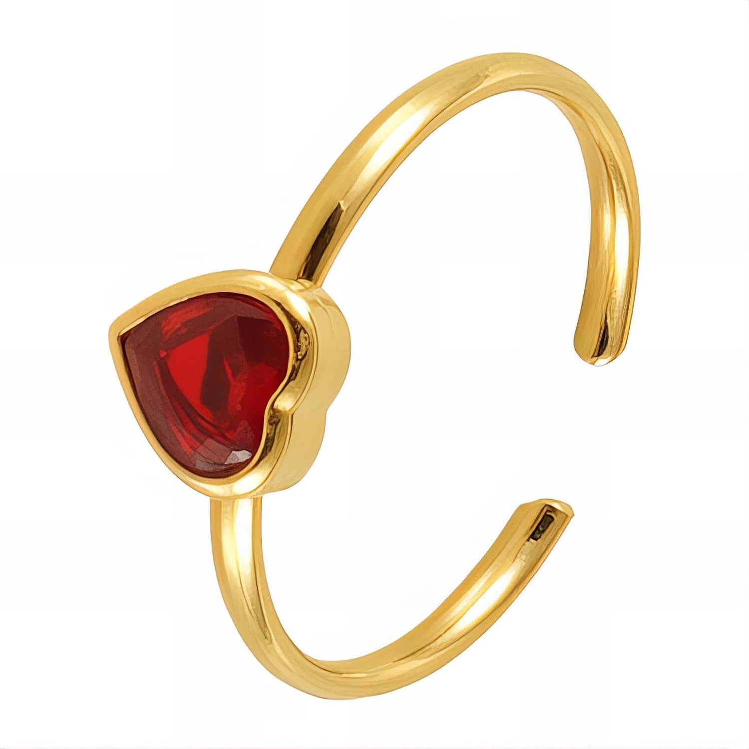 Heart Adjustable Ring | Aubrelade & Co